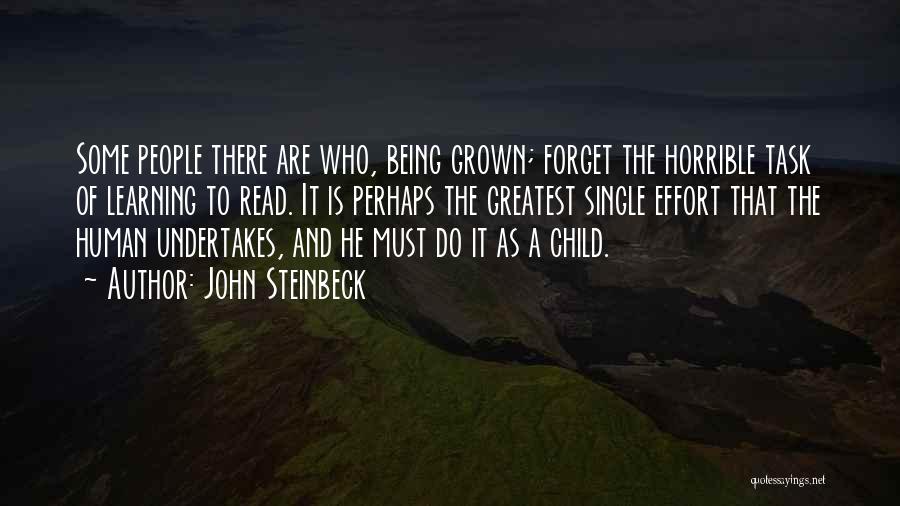 Learning As A Child Quotes By John Steinbeck