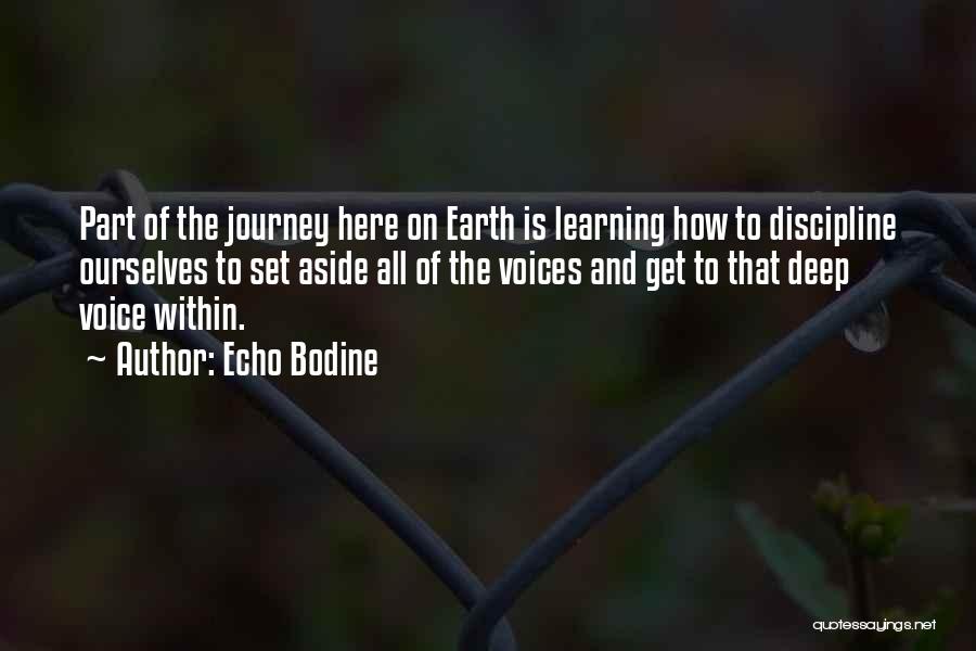 Learning As A Journey Quotes By Echo Bodine