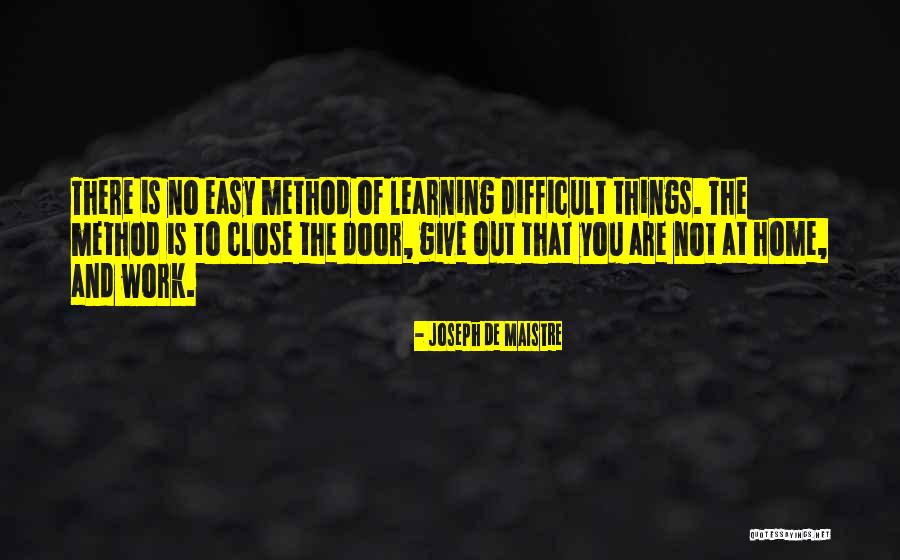 Learning At Home Quotes By Joseph De Maistre Learning At Home Quotes By Joseph De Maistre
