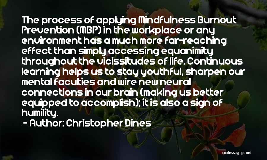 Learning Continuous Process Quotes By Christopher Dines