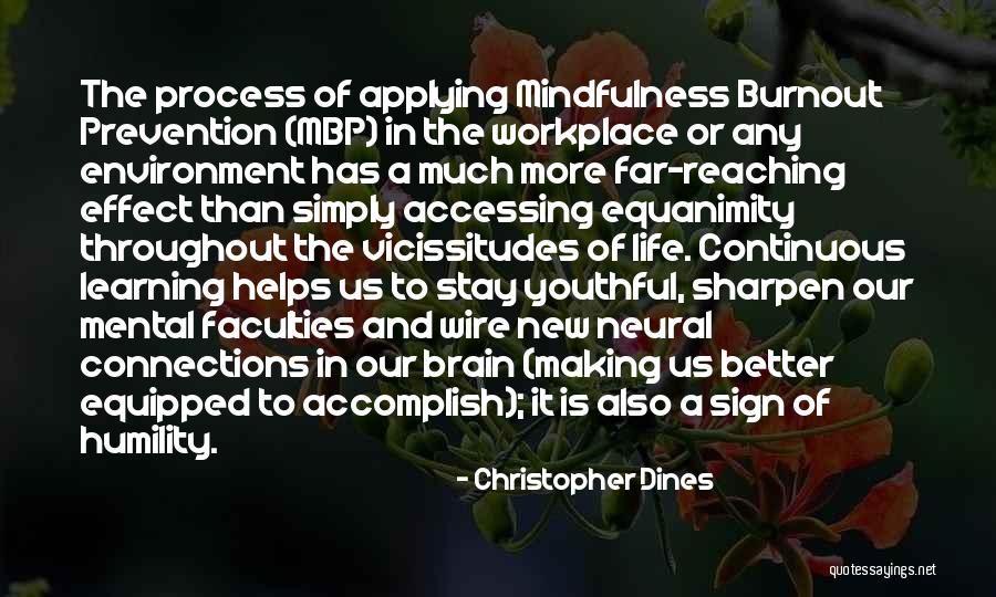 Learning Continuous Process Quotes By Christopher Dines