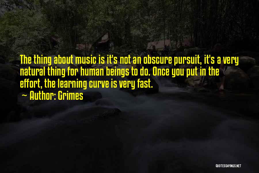 Learning Curve Quotes By Grimes