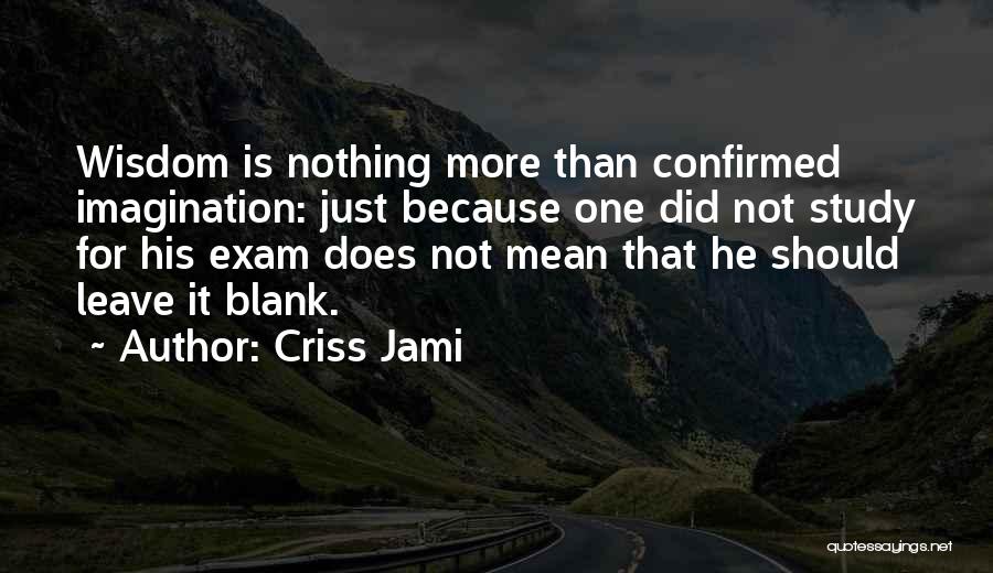 Learning Development Quotes By Criss Jami
