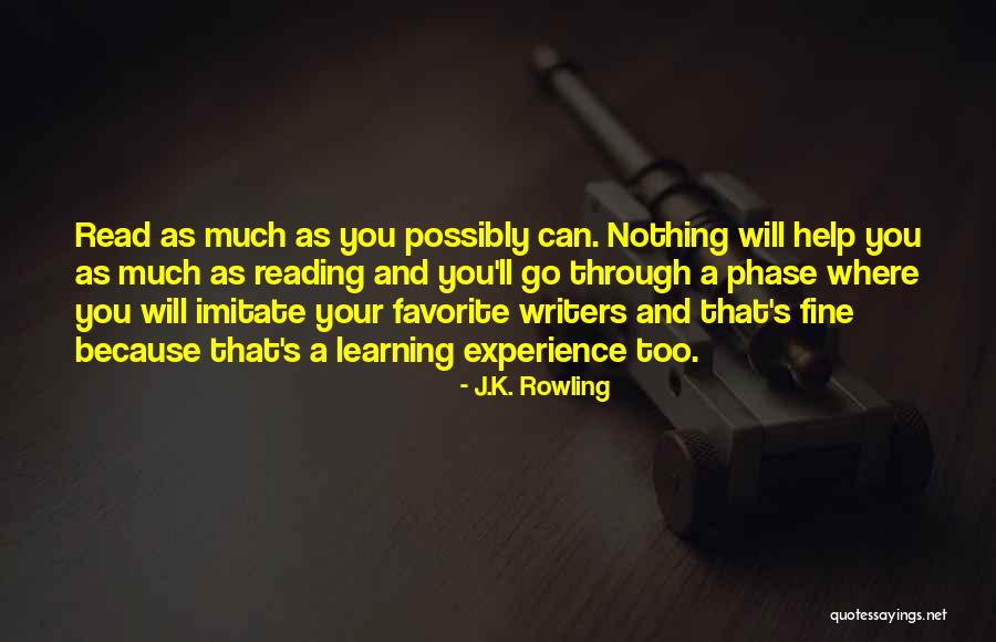Learning Experience Quotes By J.K. Rowling Learning Experience Quotes By J.K. Rowling