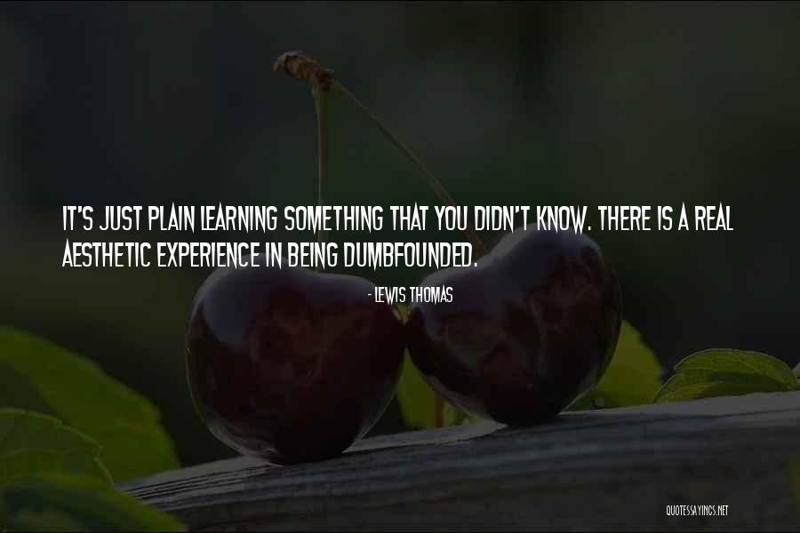 Learning Experience Quotes By Lewis Thomas Learning Experience Quotes By Lewis Thomas