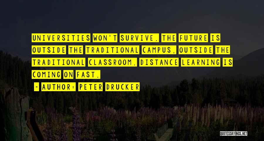 Learning Fast Quotes By Peter Drucker