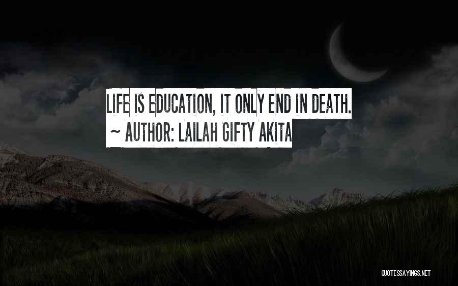 Learning From Death Quotes By Lailah Gifty Akita