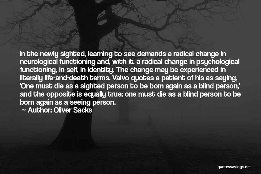 Learning From Death Quotes By Oliver Sacks