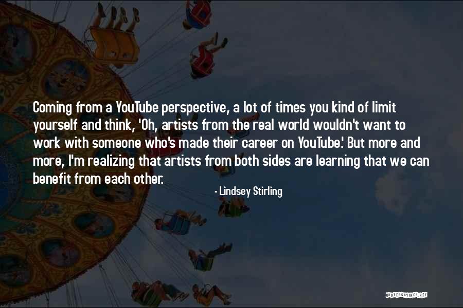 Learning From Each Other Quotes By Lindsey Stirling