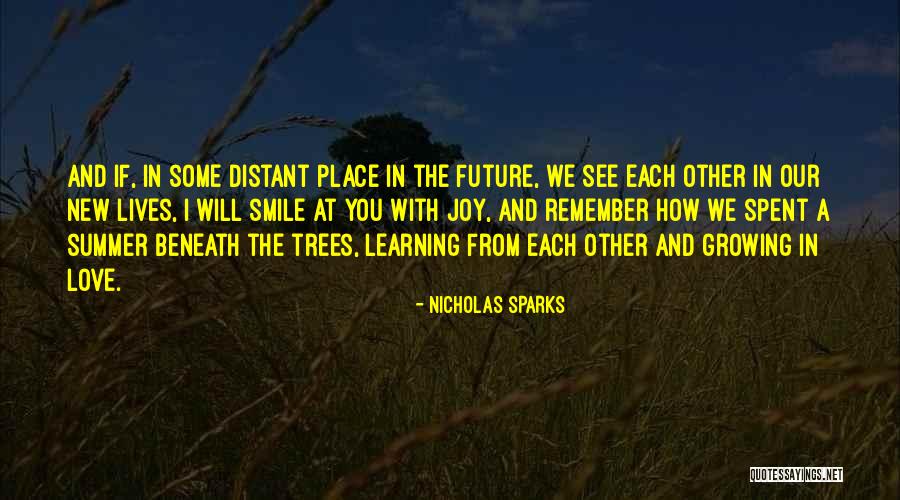 Learning From Each Other Quotes By Nicholas Sparks