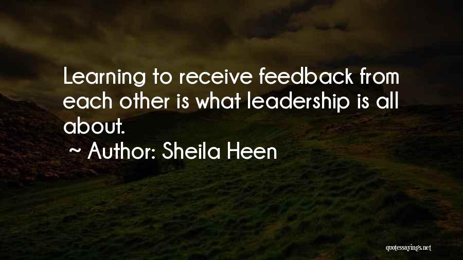 Learning From Each Other Quotes By Sheila Heen
