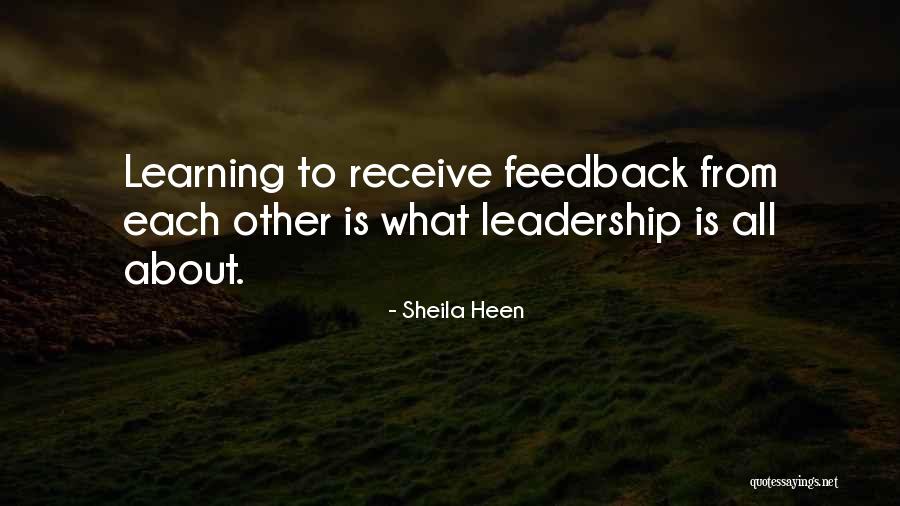 Learning From Each Other Quotes By Sheila Heen