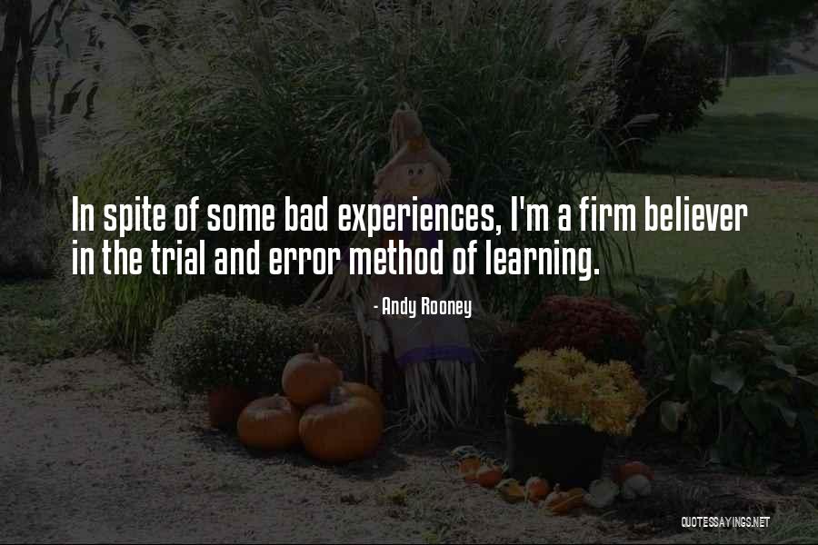 Learning From Error Quotes By Andy Rooney