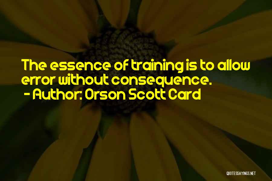 Learning From Error Quotes By Orson Scott Card