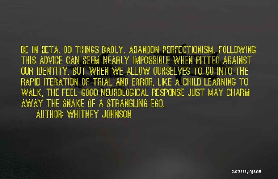 Learning From Error Quotes By Whitney Johnson