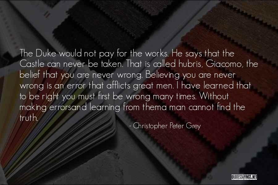 Learning From Errors Quotes By Christopher Peter Grey Learning From Errors Quotes By Christopher Peter Grey