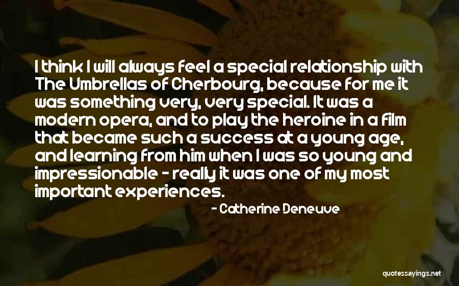 Learning From Experiences Quotes By Catherine Deneuve