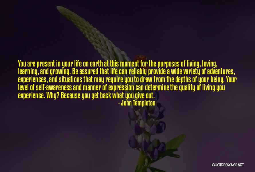 Learning From Experiences Quotes By John Templeton