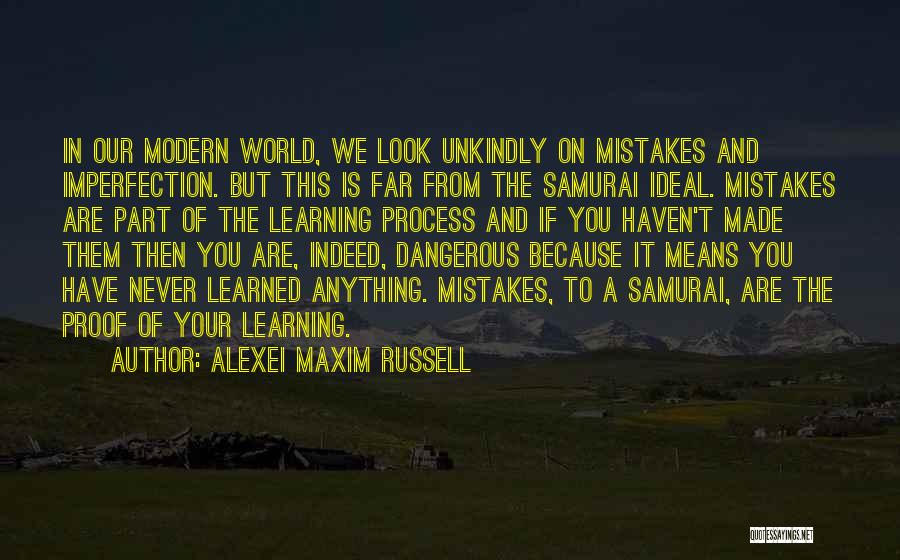 Learning From Failure Quotes By Alexei Maxim Russell