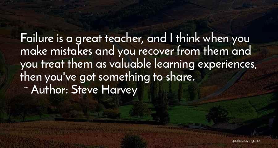 Learning From Failure Quotes By Steve Harvey