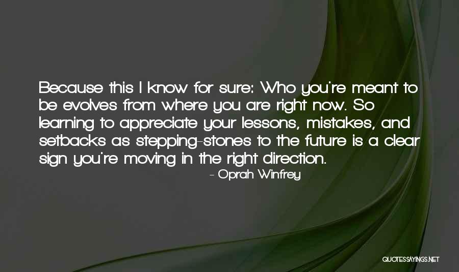 Learning From Mistakes And Moving On Quotes By Oprah Winfrey