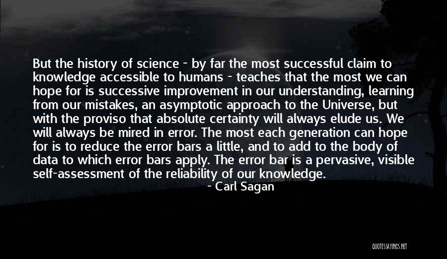 Learning From Mistakes In History Quotes By Carl Sagan