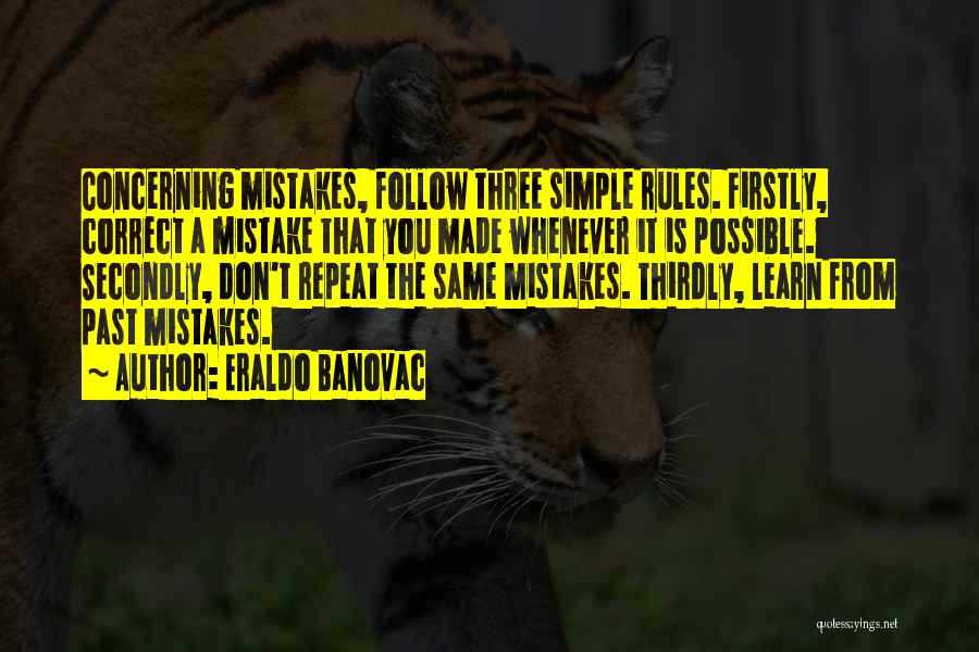 Learning From Mistakes Inspirational Quotes By Eraldo Banovac