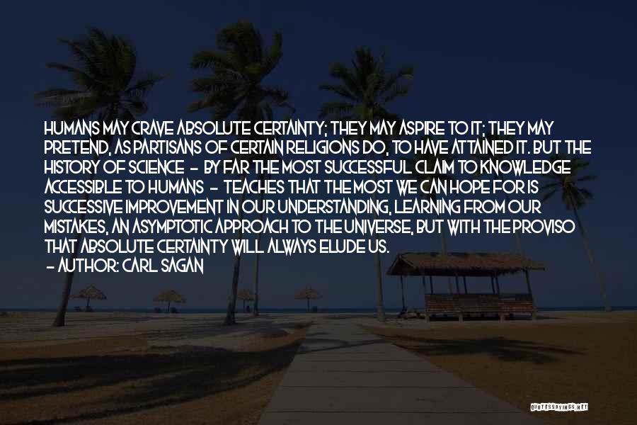 Learning From Mistakes Quotes By Carl Sagan