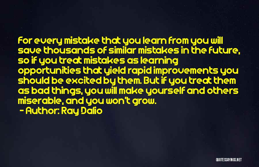 Learning From Mistakes Quotes By Ray Dalio