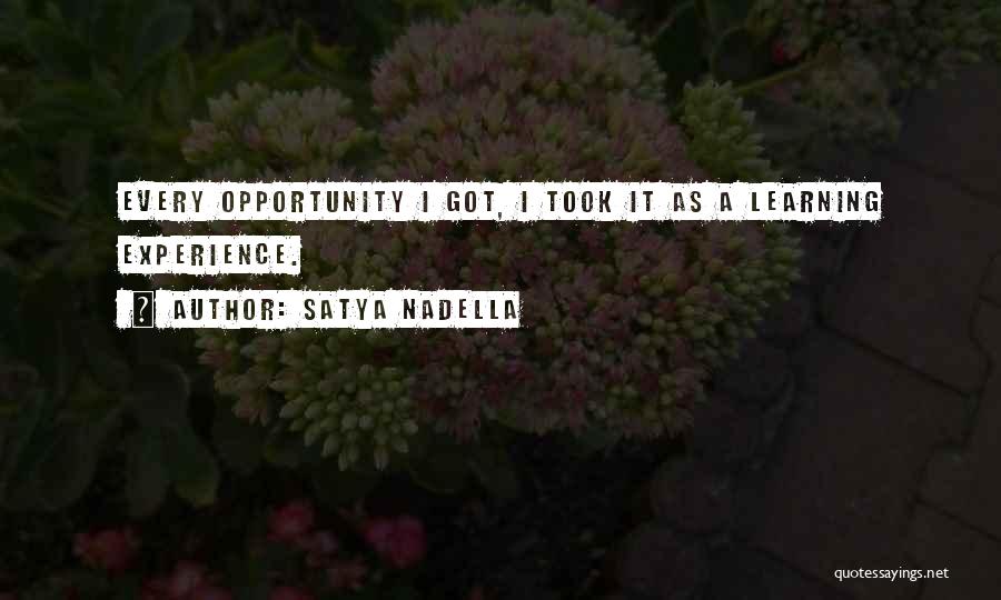 Learning From Others Experience Quotes By Satya Nadella