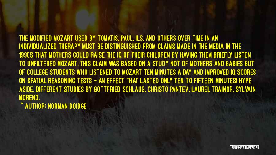 Learning From Others Quotes By Norman Doidge
