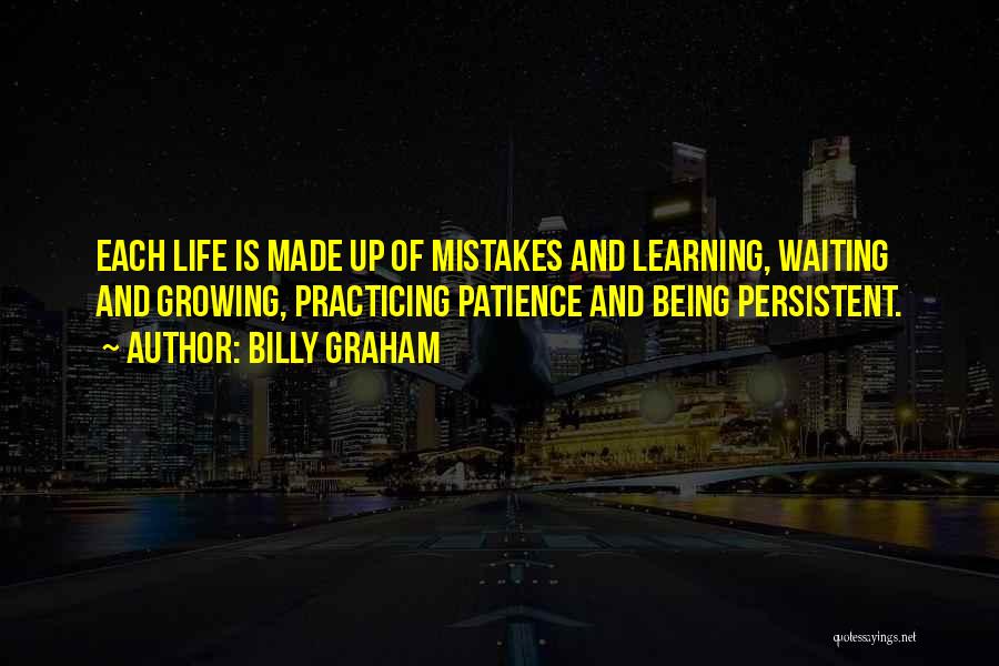 Learning From Our Past Mistakes Quotes By Billy Graham