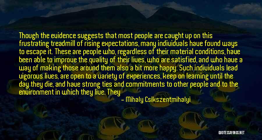 Learning From Past Experiences Quotes By Mihaly Csikszentmihalyi