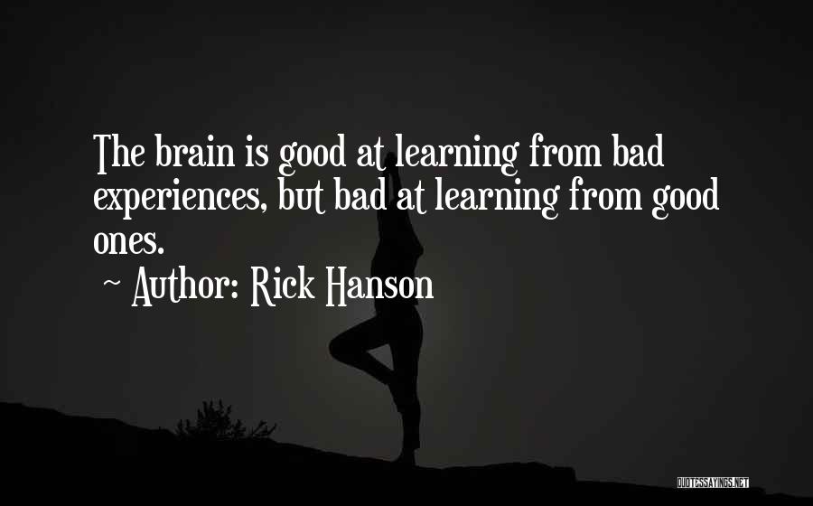 Learning From Past Experiences Quotes By Rick Hanson