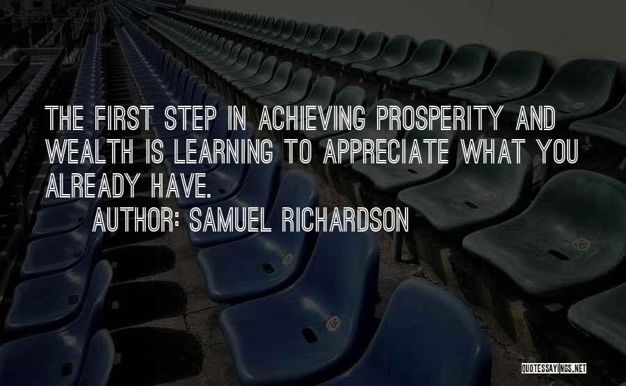 Learning How To Appreciate Quotes By Samuel Richardson