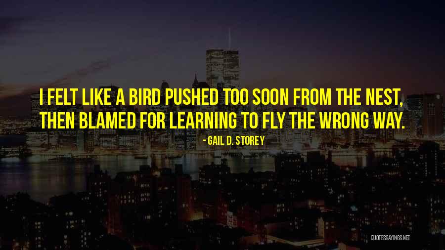 Learning How To Fly Quotes By Gail D. Storey Learning How To Fly Quotes By Gail D. Storey