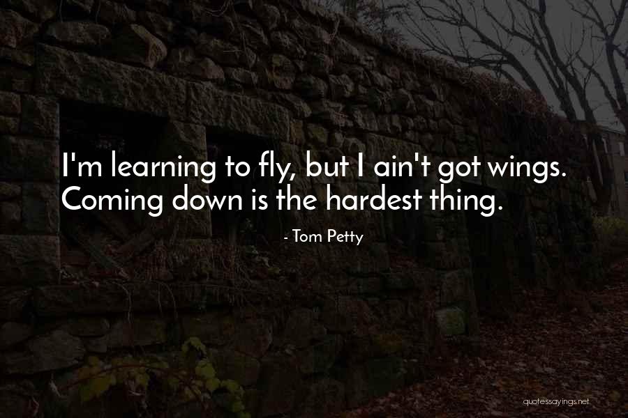 Learning How To Fly Quotes By Tom Petty Learning How To Fly Quotes By Tom Petty
