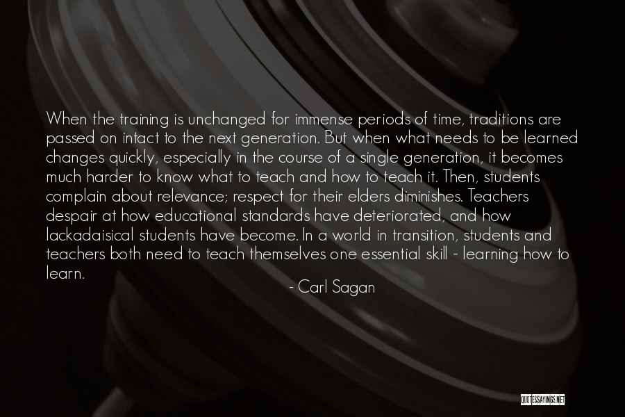 Learning In Training Quotes By Carl Sagan Learning In Training Quotes By Carl Sagan