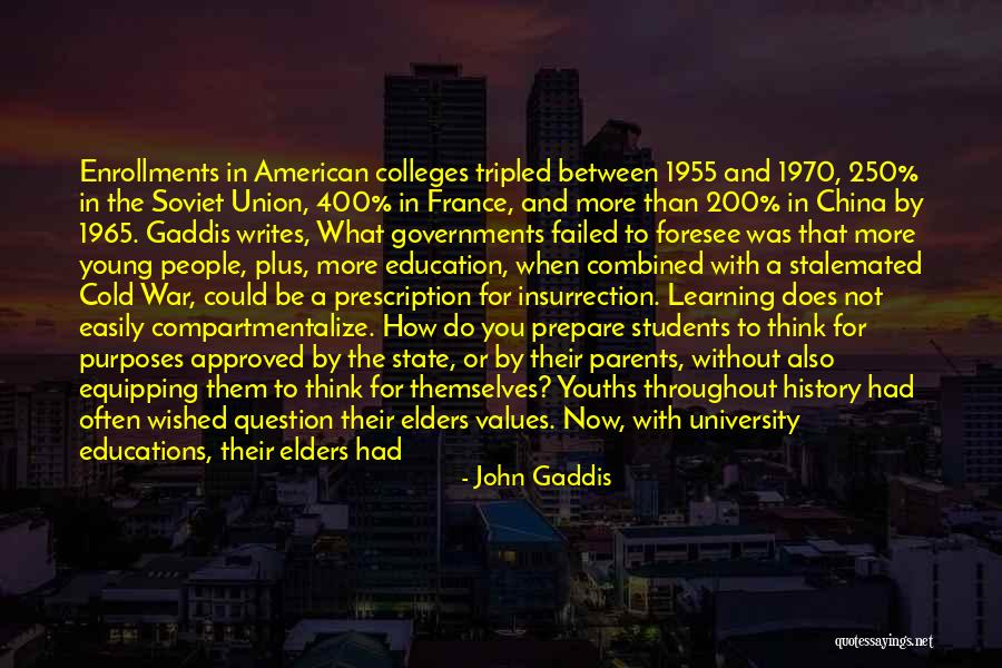 Learning In Training Quotes By John Gaddis Learning In Training Quotes By John Gaddis
