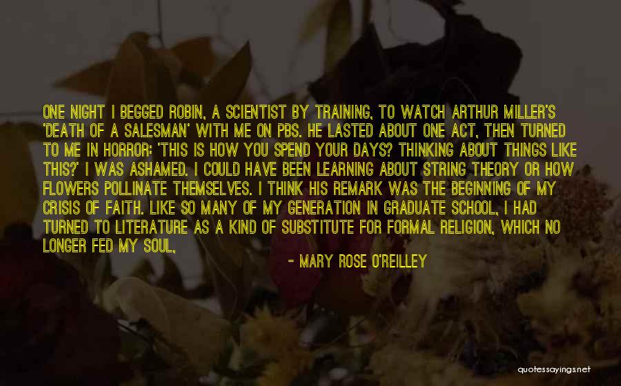 Learning In Training Quotes By Mary Rose O'Reilley