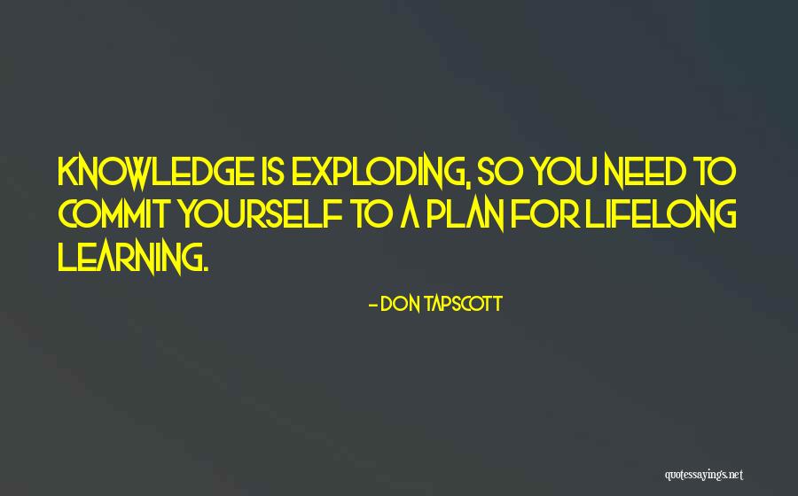 Learning Is Lifelong Quotes By Don Tapscott Learning Is Lifelong Quotes By Don Tapscott
