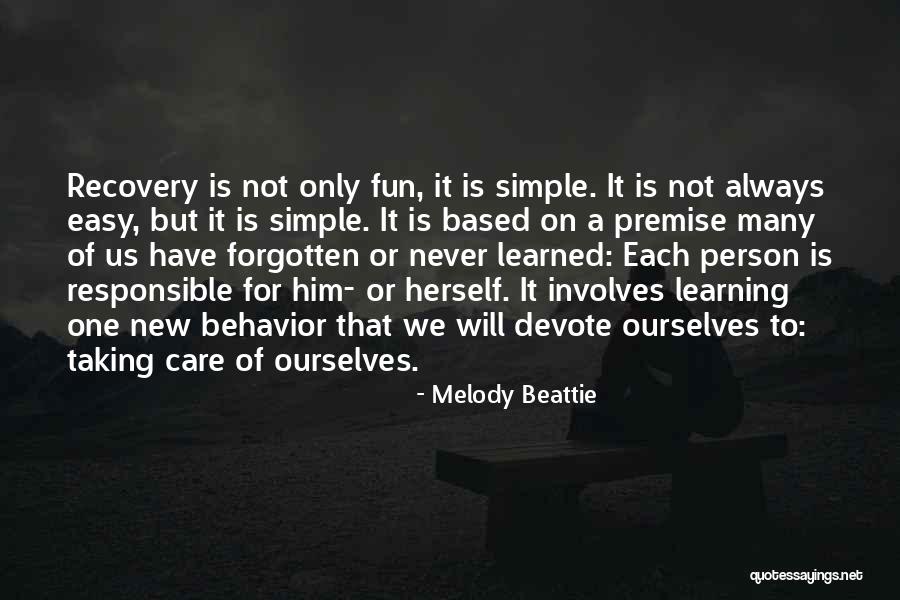 Learning Is Not Easy Quotes By Melody Beattie Learning Is Not Easy Quotes By Melody Beattie