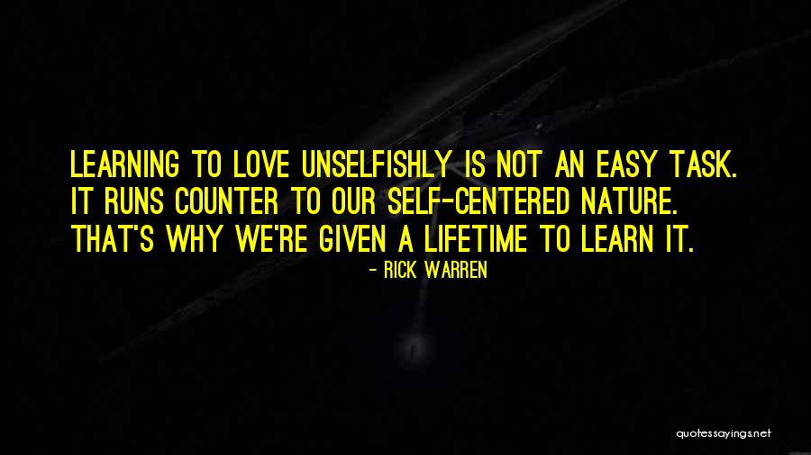 Learning Is Not Easy Quotes By Rick Warren