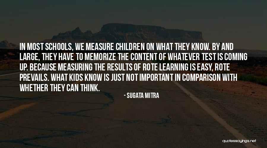 Learning Is Not Easy Quotes By Sugata Mitra