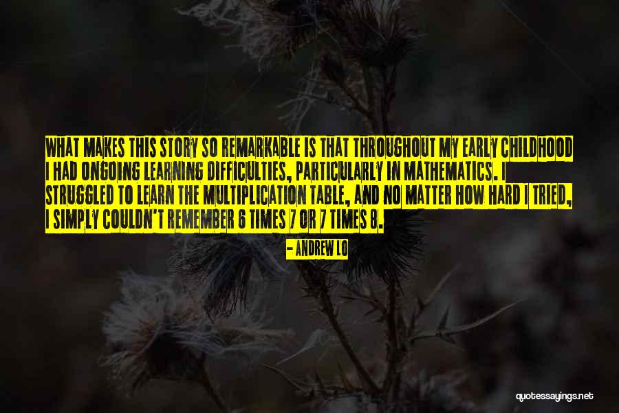 Learning Is Ongoing Quotes By Andrew Lo Learning Is Ongoing Quotes By Andrew Lo