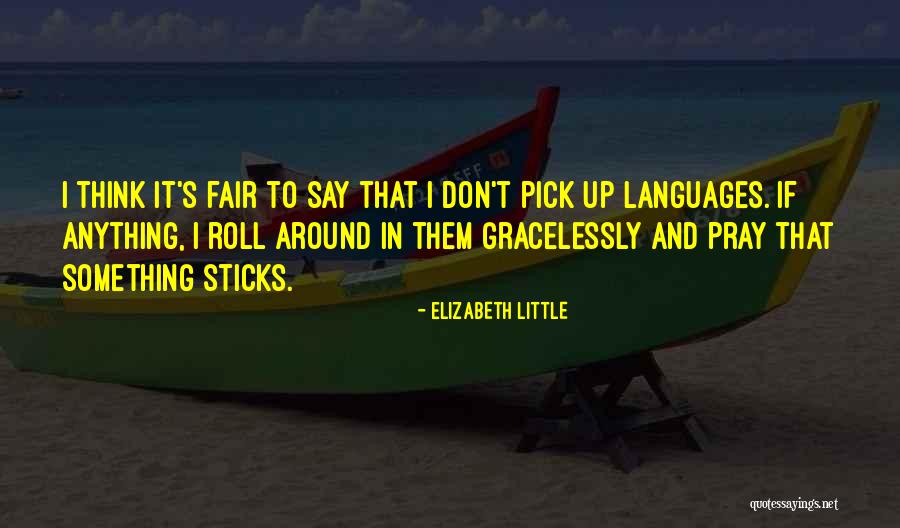 Learning Languages Quotes By Elizabeth Little