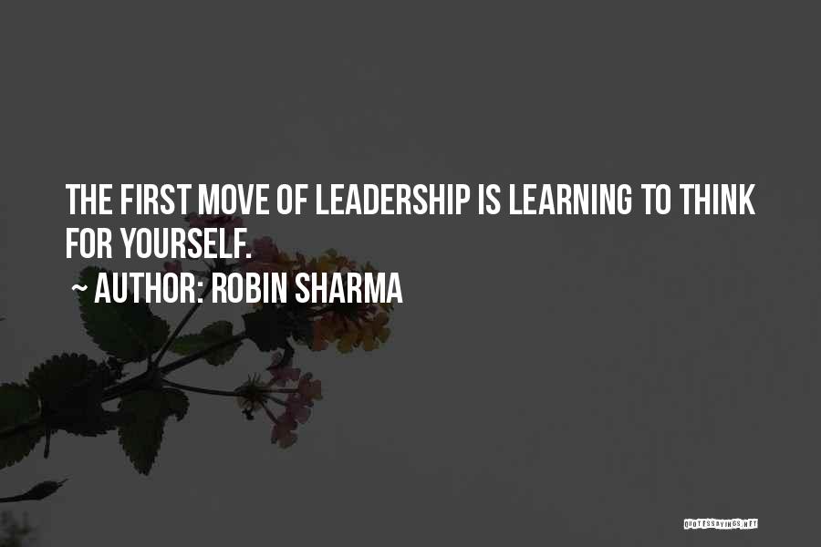 Learning Leadership Quotes By Robin Sharma