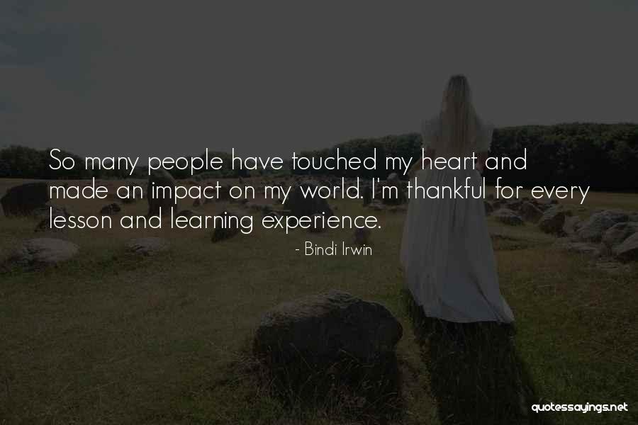 Learning Lesson Quotes By Bindi Irwin Learning Lesson Quotes By Bindi Irwin