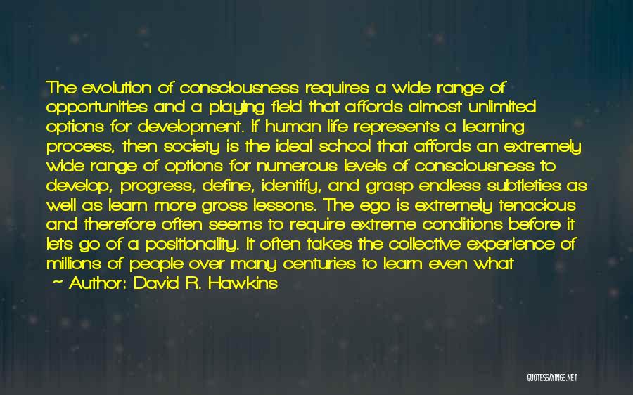 Learning Life Lessons Quotes By David R. Hawkins