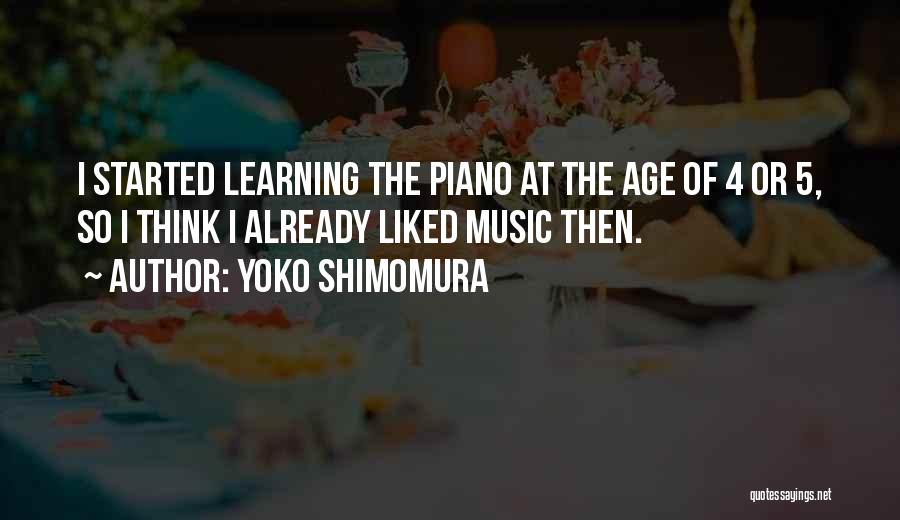 Learning Music Quotes By Yoko Shimomura